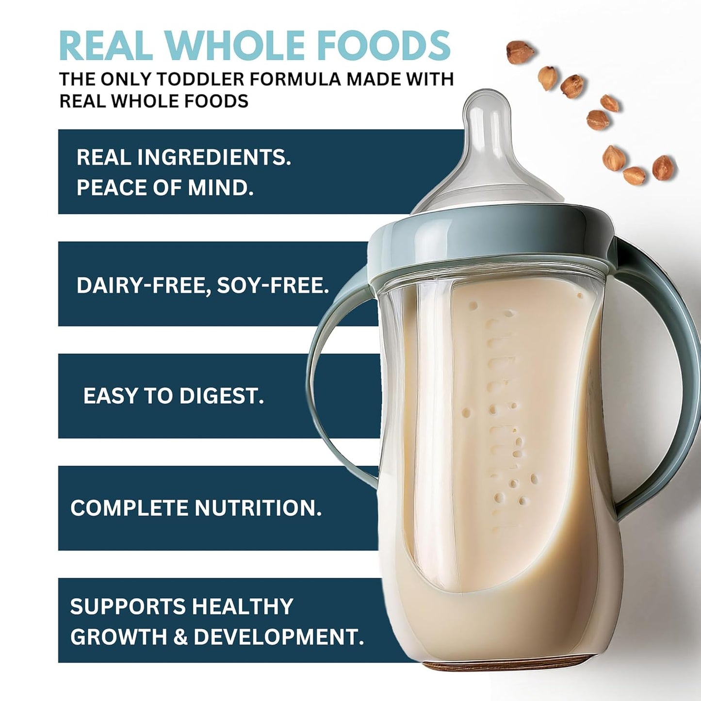 ELSE Nutrition Plant-Based Toddler Formula for Brain Development - Dairy-Free & Lactose-Free (22 oz, 1 Pack)