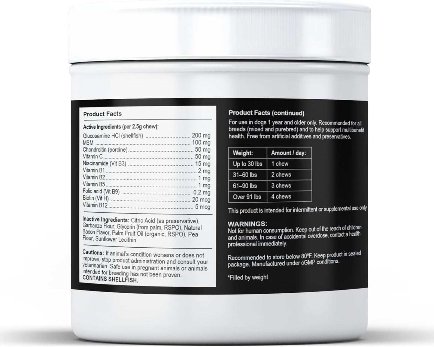 Embark Dog Multibenefit Soft Chews - All-in-One Supplement for Joint, Skin, Coat, Brain, and Immune Health - Vet-Formulated Natural Ingredients - 90 Chews