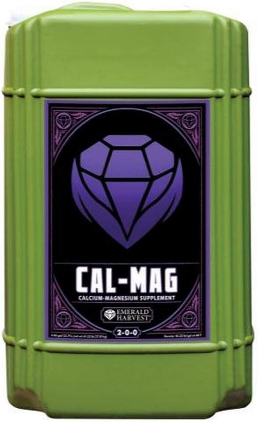 Emerald Harvest 723956 Cal-Mag Calcium-Magnesium Supplement, 22.7 Liters - Plant Nutrient Booster for Growth and Health