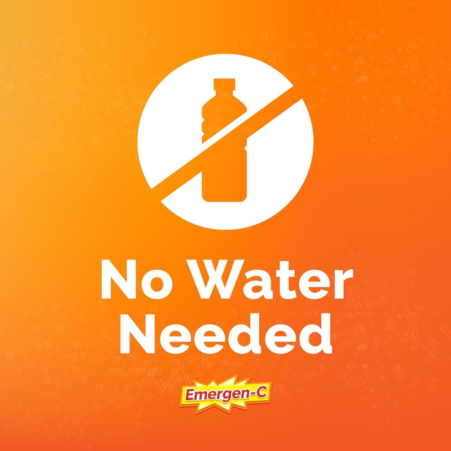 Emergen-C Crystals Orange Vitality - On-The-Go Immune Support Supplement with Vitamin C, B Vitamins, Zinc, and Manganese, 56 Stick Packs