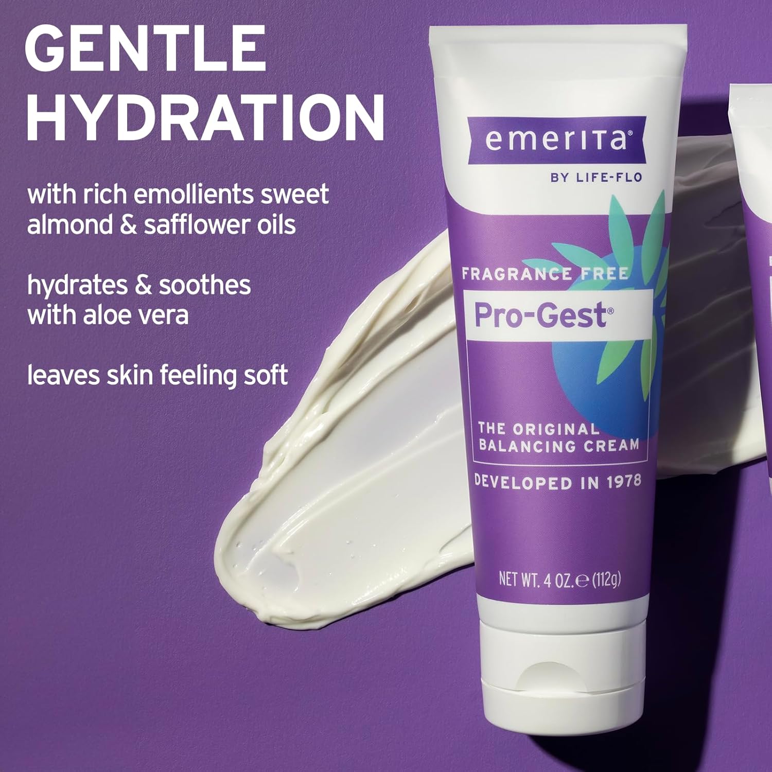 Emerita Pro-Gest Cream 4 oz - Paraben Free Formula for Hormone Balance