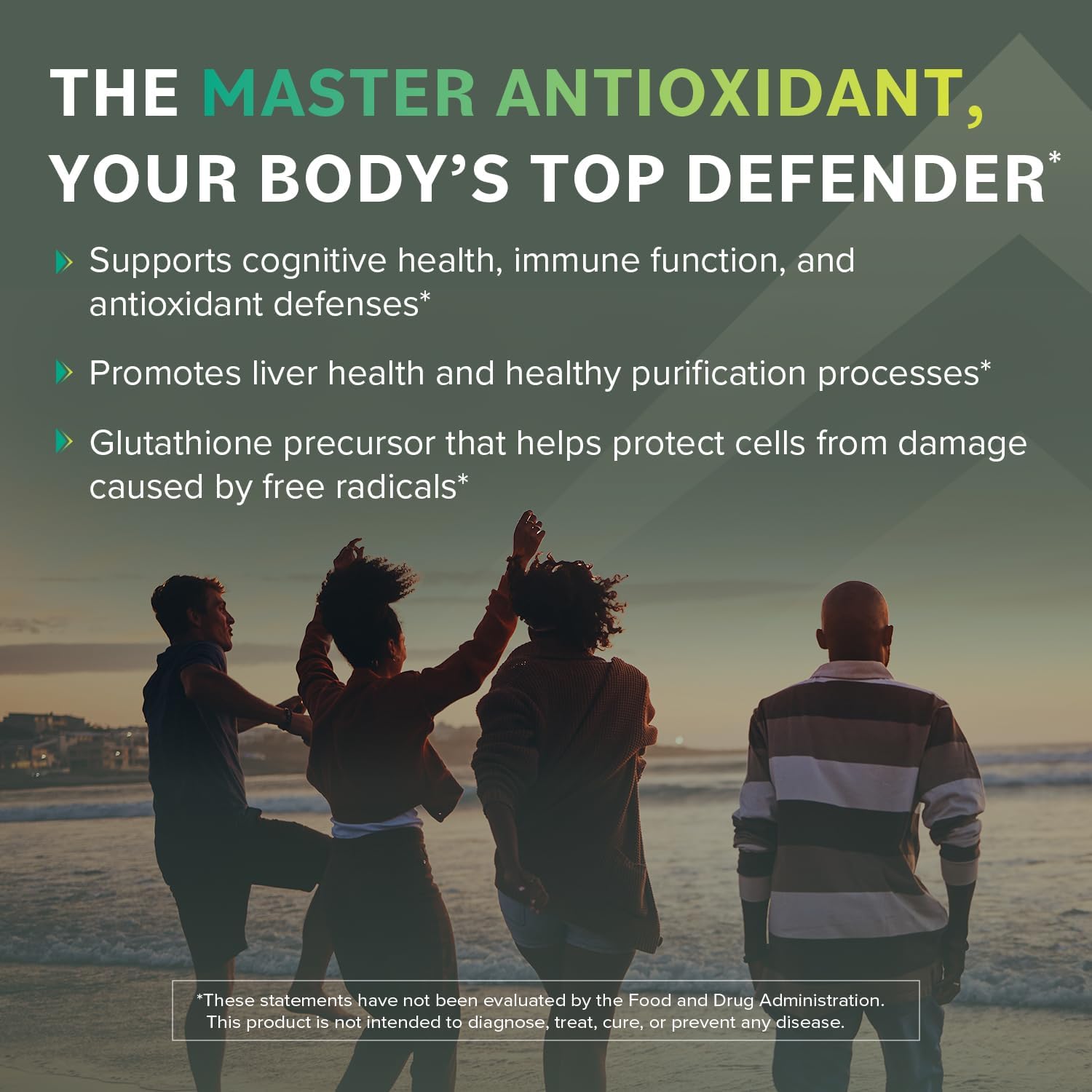 Emothion® Acetylated Glutathione Supplement for Liver Detox & Antioxidant Support - 60 Vegan Capsules