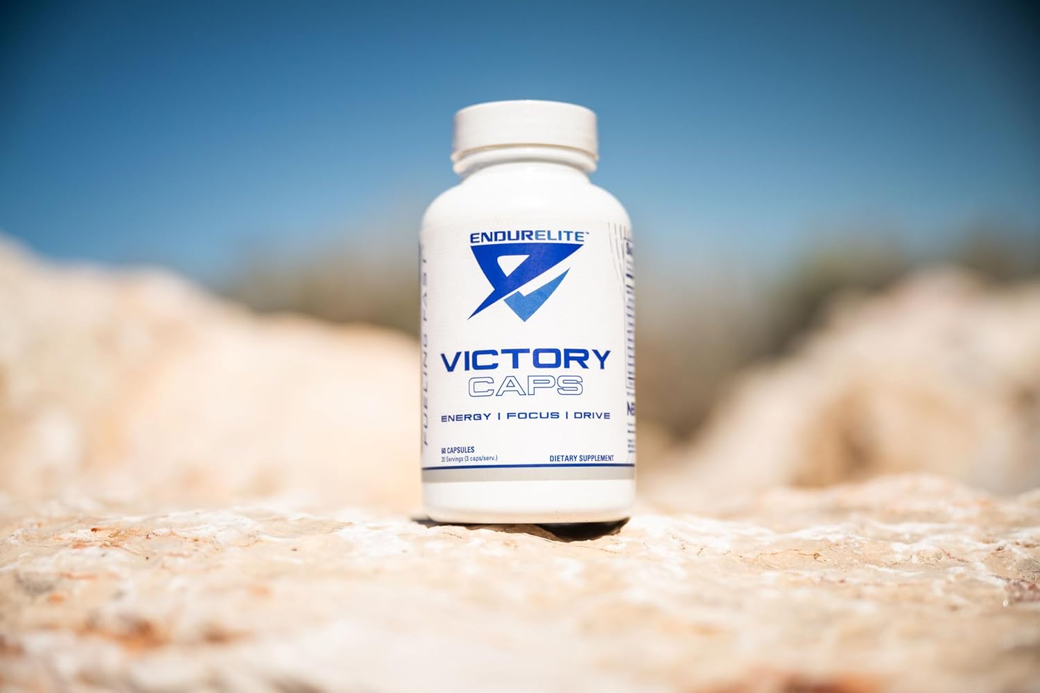 EndurElite Victory Caps: Pre Workout Supplement for Endurance, Strength, Crossfit, and Cross Training - 60 Capsules