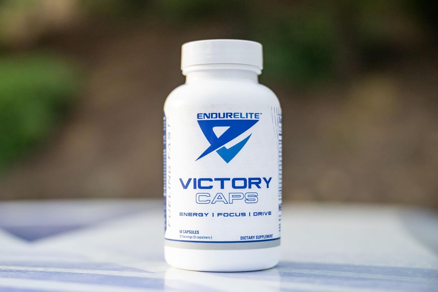 EndurElite Victory Caps: Pre Workout Supplement for Endurance, Strength, Crossfit, and Cross Training - 60 Capsules