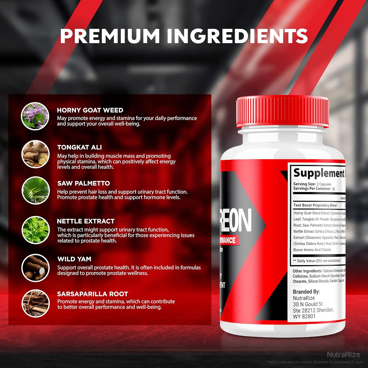 Endureon Pro Pills - Natural Formula for Confidence, Energy, Health, and Stamina - 60 Capsules