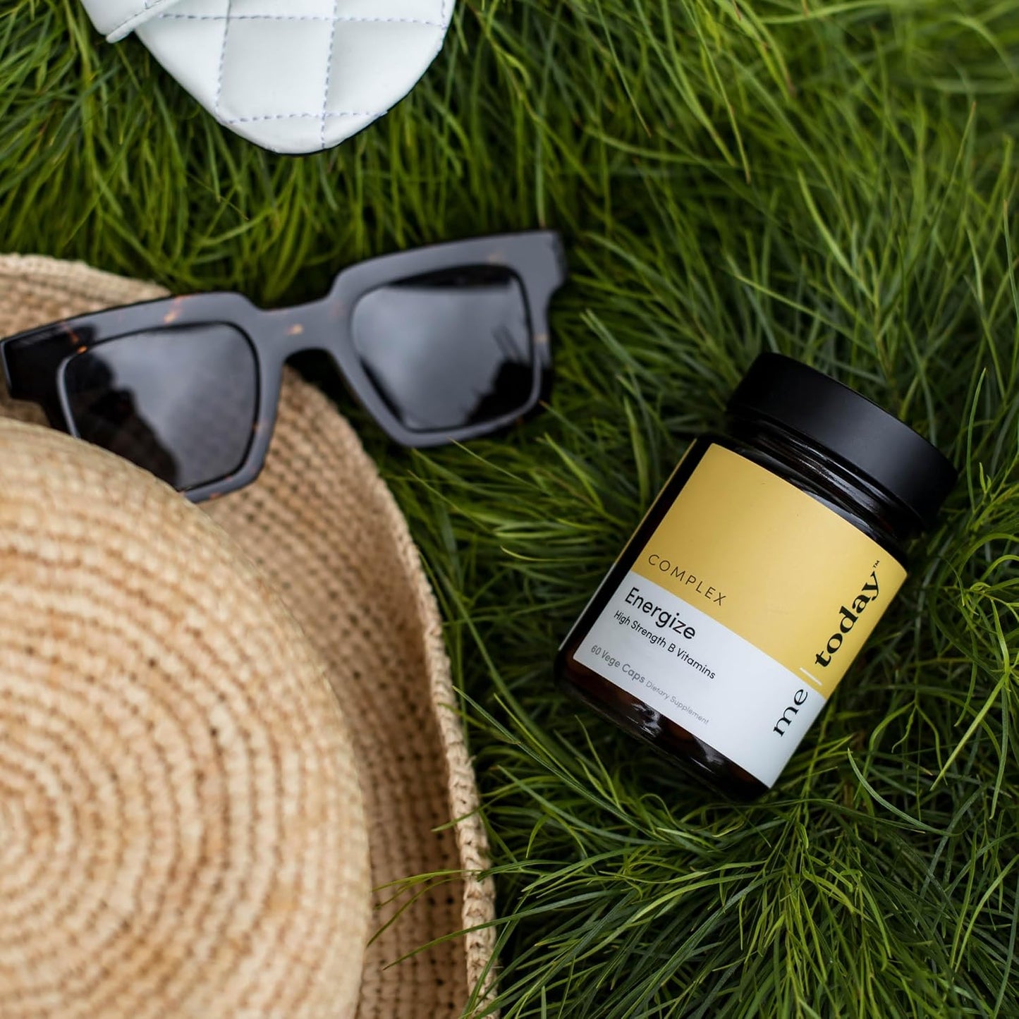 Energise Supplement with High Strength B Vitamins, Vitamin C, Ashwagandha, and Zinc - 60 Capsules, Vegan Formula