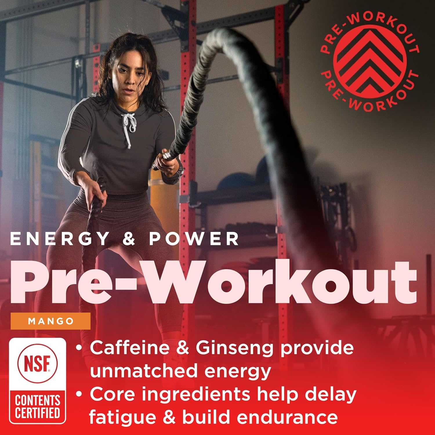 Energizing Preworkout Drink Mix Bundle: Mango BCAAs and Lemon Lime Formula