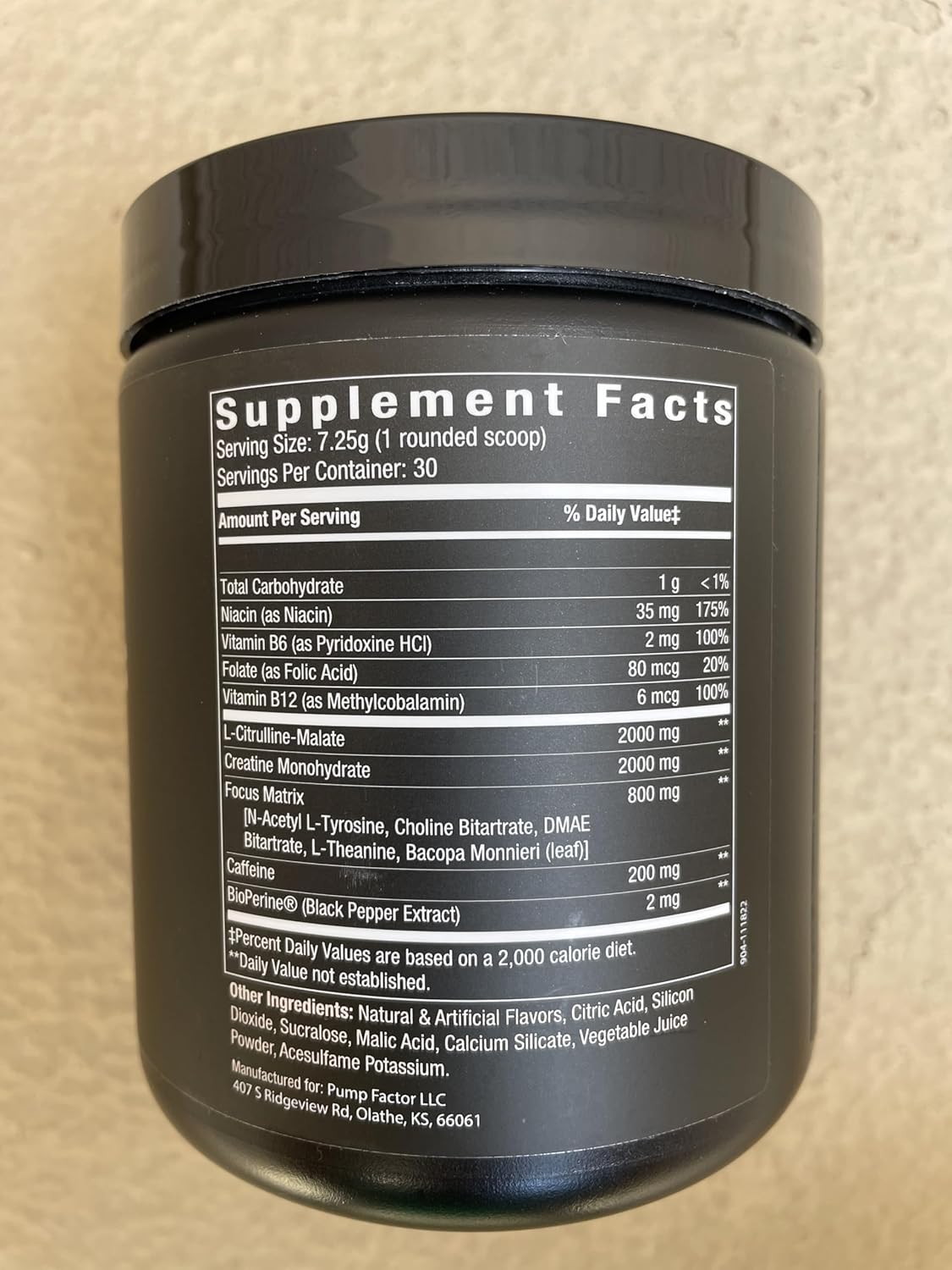 Energy Boost Pre Workout Powder for Men & Women | 30 Servings | 200mg Caffeine + B Vitamins + L-Citrulline-Malate + Creatine Monohydrate + L-Theanine | Enhanced Focus Matrix Formula