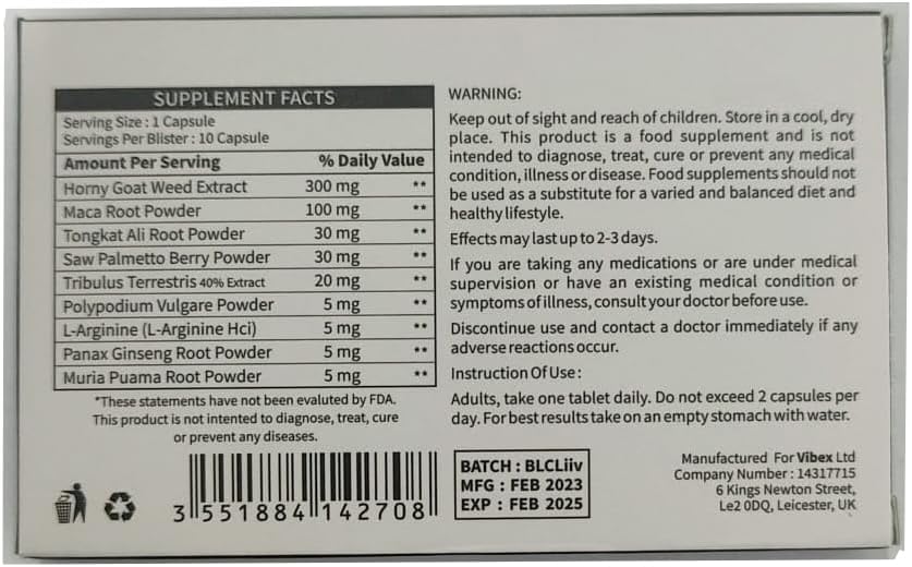 Energy Boost Supplement for Endurance and Extra Strength - PowerPro++ 10.00