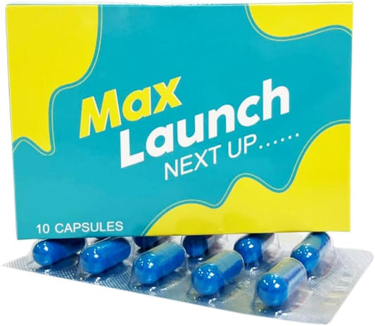 Energy Boost Supplement: SUPTMAX Max Launch Capsules (Pack of 10)