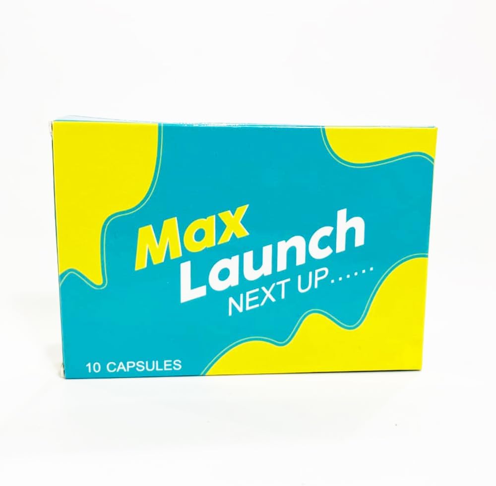 Energy Boost Supplement: SUPTMAX Max Launch Capsules (Pack of 10)