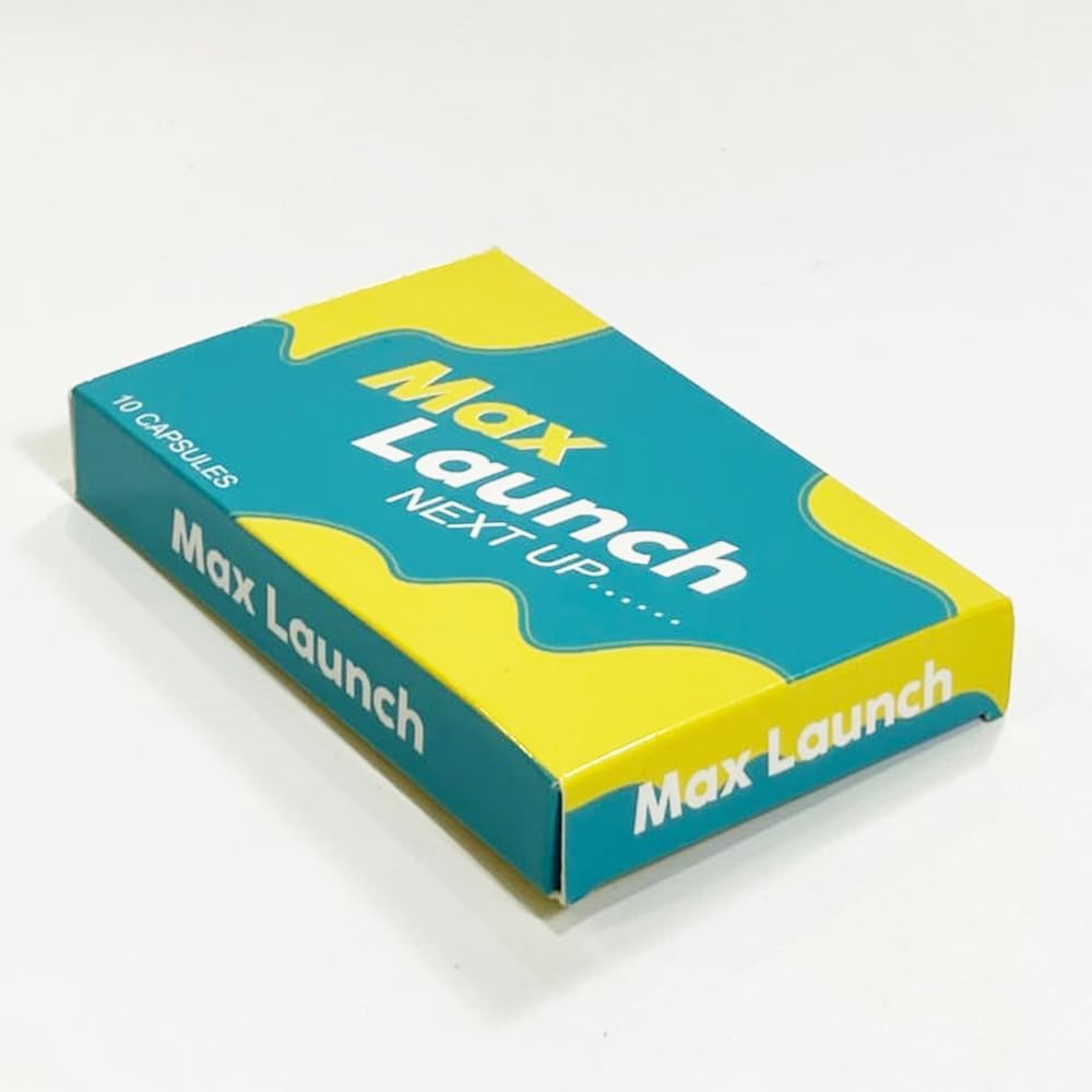 Energy Boost Supplement: SUPTMAX Max Launch Capsules (Pack of 10)