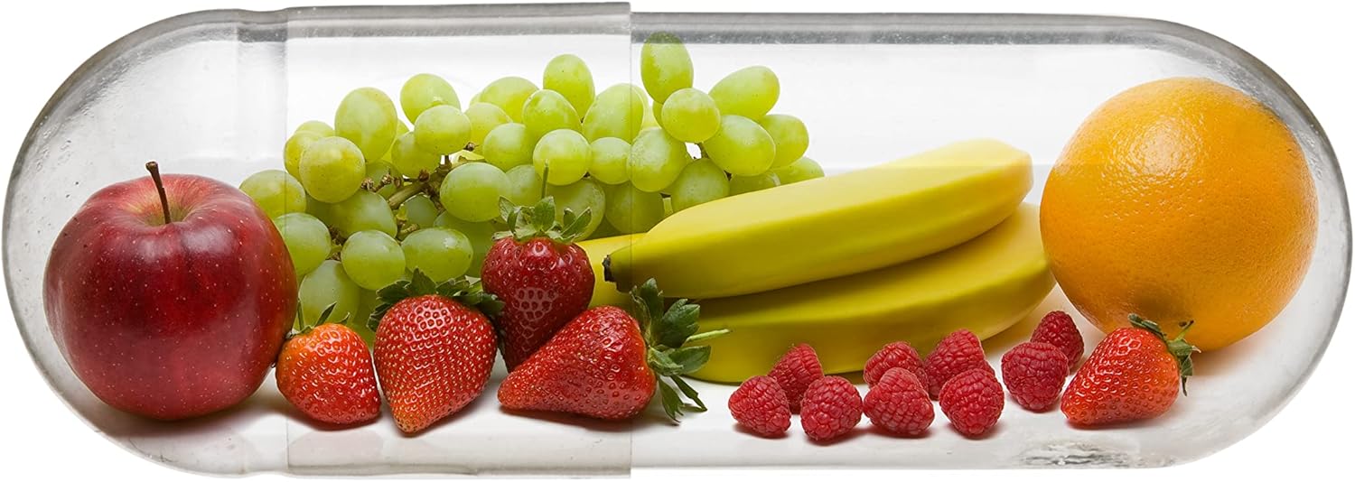 Energy-Boosting Fruit Supplement - 20 Fruit Blend Vitamins for Men & Women - 30 Day Supply - 30 Capsules