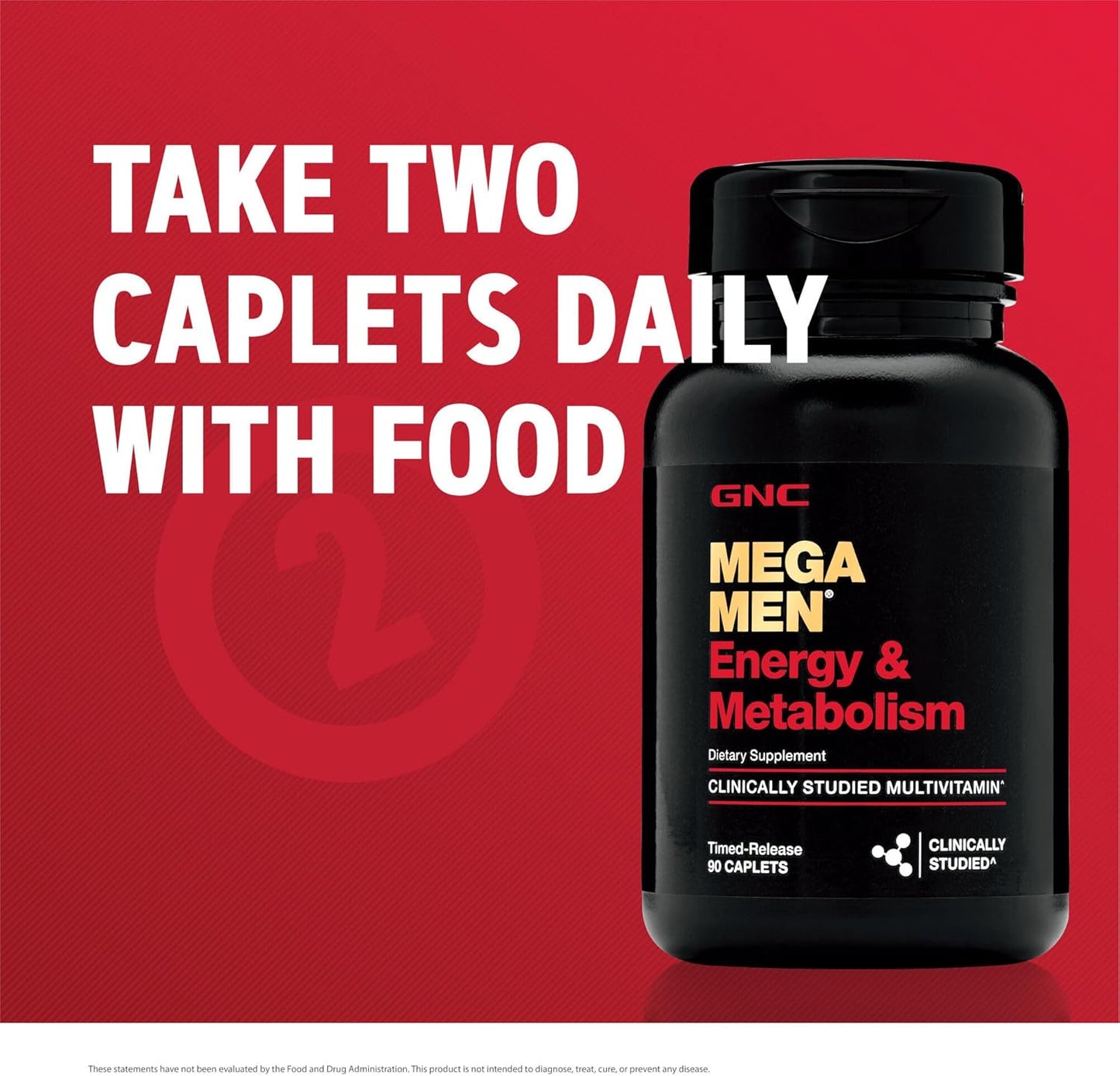 Energy-Boosting GNC Mega Men Multivitamin for Improved Metabolism and Calorie Burning | 90 Count