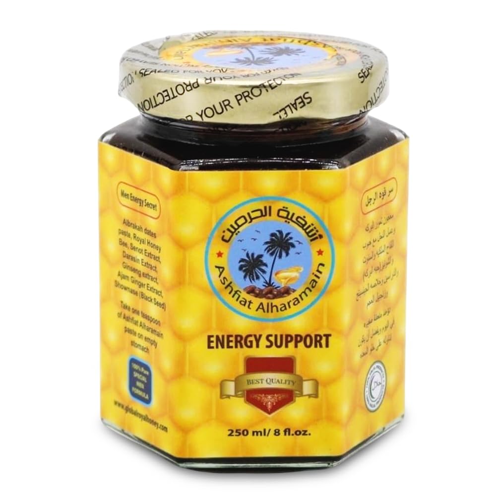 Energy-Boosting Men's Honey Support Formula by Restivo Ashfiat Alharamain - 250 ml
