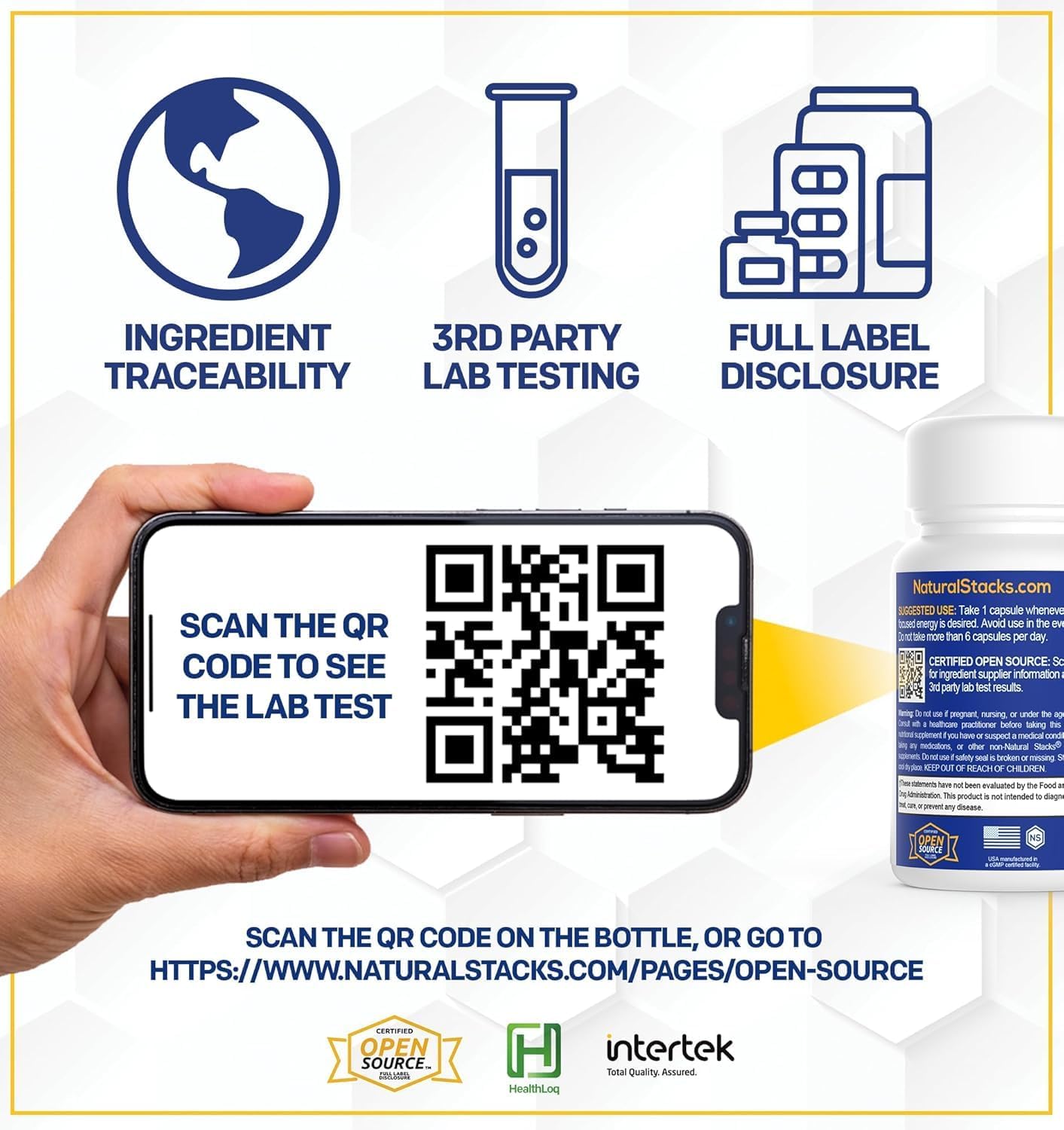 Energy-Boosting Smart Caffeine Pills with L-Theanine - Natural Stack for Focus and Alertness - Non-Jittery Formula - 60 Capsules