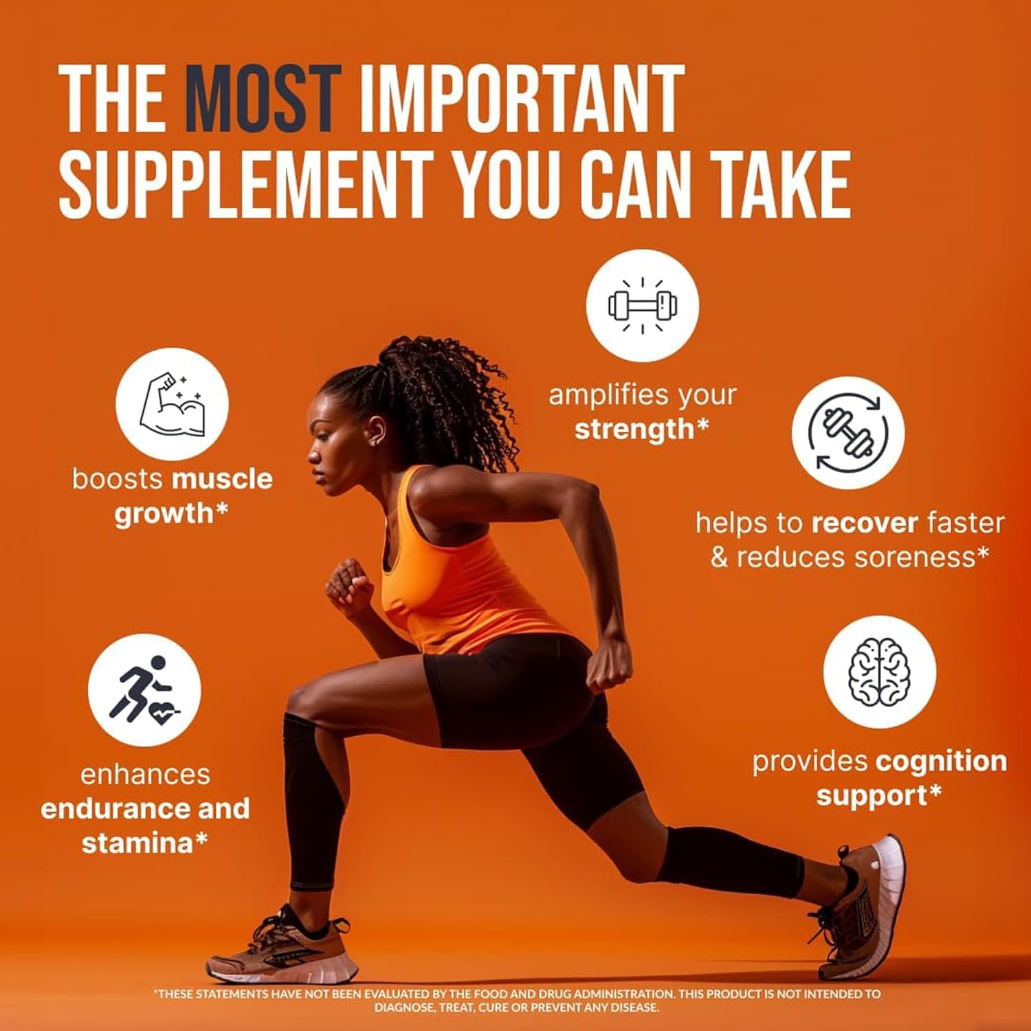 Energy Boosting Vegan Blueberry Gummies with 5g Creatine Monohydrate - Muscle Builder Pre-Workout Supplement with L-Taurine and Vitamin B12, 60 Gummies Sugar-Free Formula