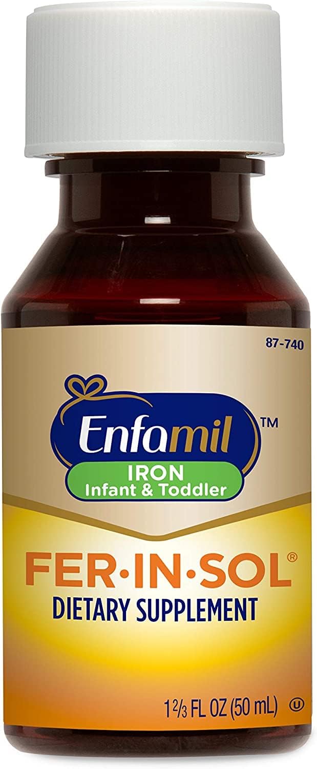 Enfamil Fer-in-Sol Drops 50 mL: Iron Supplement for Babies