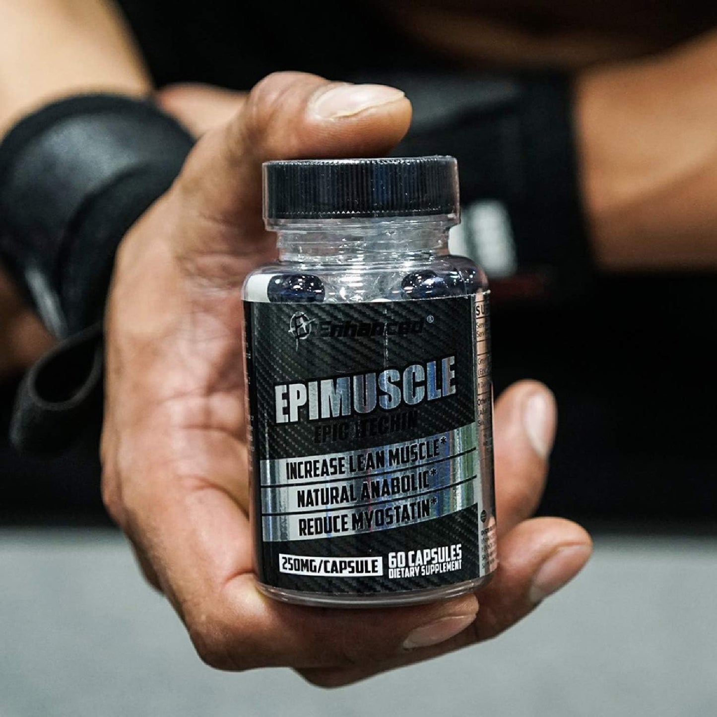 Enhanced Athlete Epimuscle: Natural Anabolic for Lean Mass Gain - 250mg Pure Epicatechin - 60 Capsules