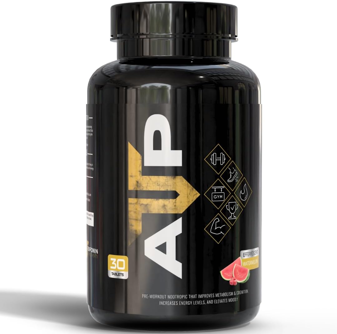 Enhanced Focus and Endurance with Troponin Nutrition ATP Energy Supplement | Includes Theacrine, Caffeine Anhydrous, Potassium, & More | Pre-Workout Boost