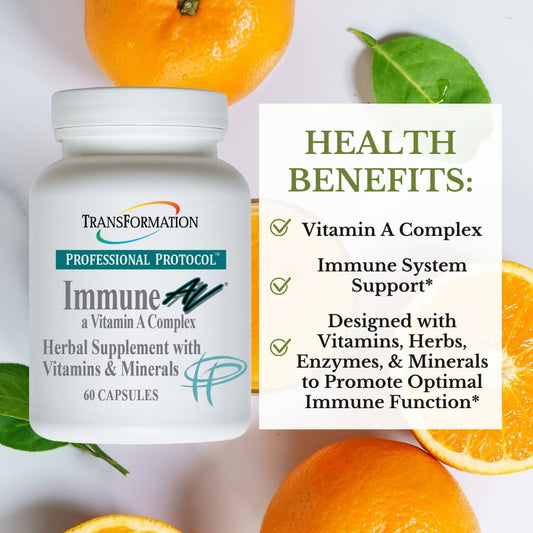 Enhanced Immune Support: Enzymes Immune AV 60 Counts with Vitamins, Herbs, & Minerals - 2020 Redesign for Optimal Health