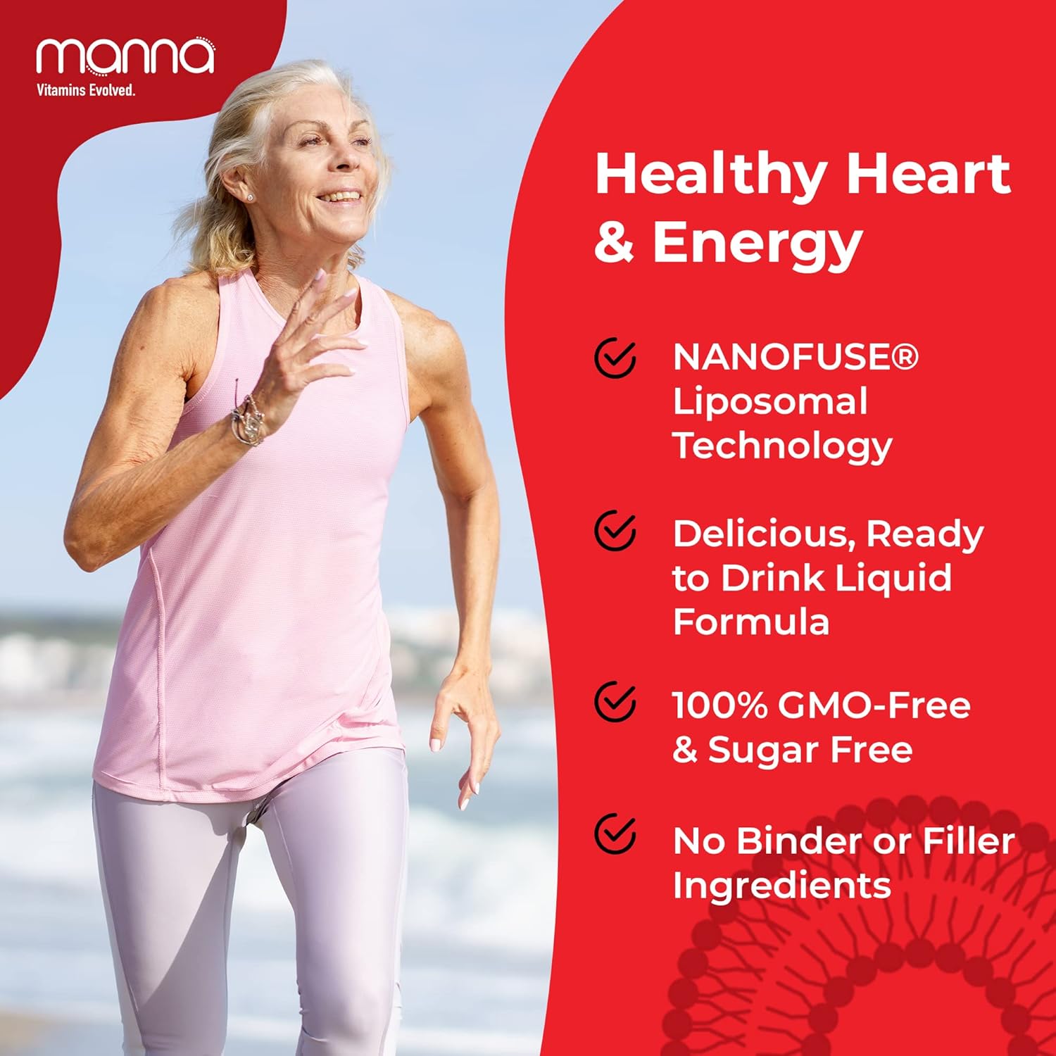 Enhanced Liposomal CoQ10 Supplement by Manna Vitamins