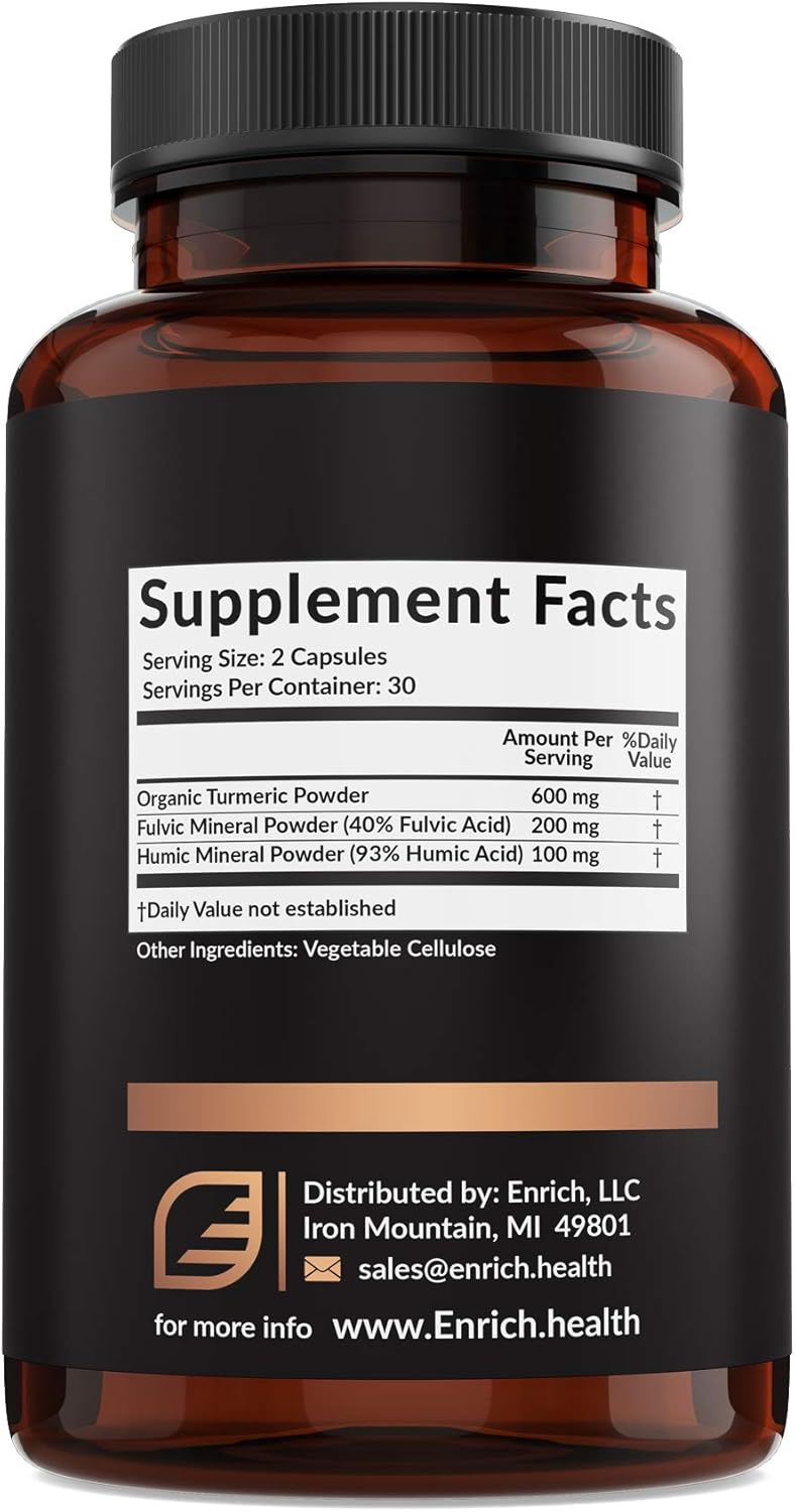 Enriched Fulvic and Humic Minerals by SUPTMAX - Boost Your Health and Wellness