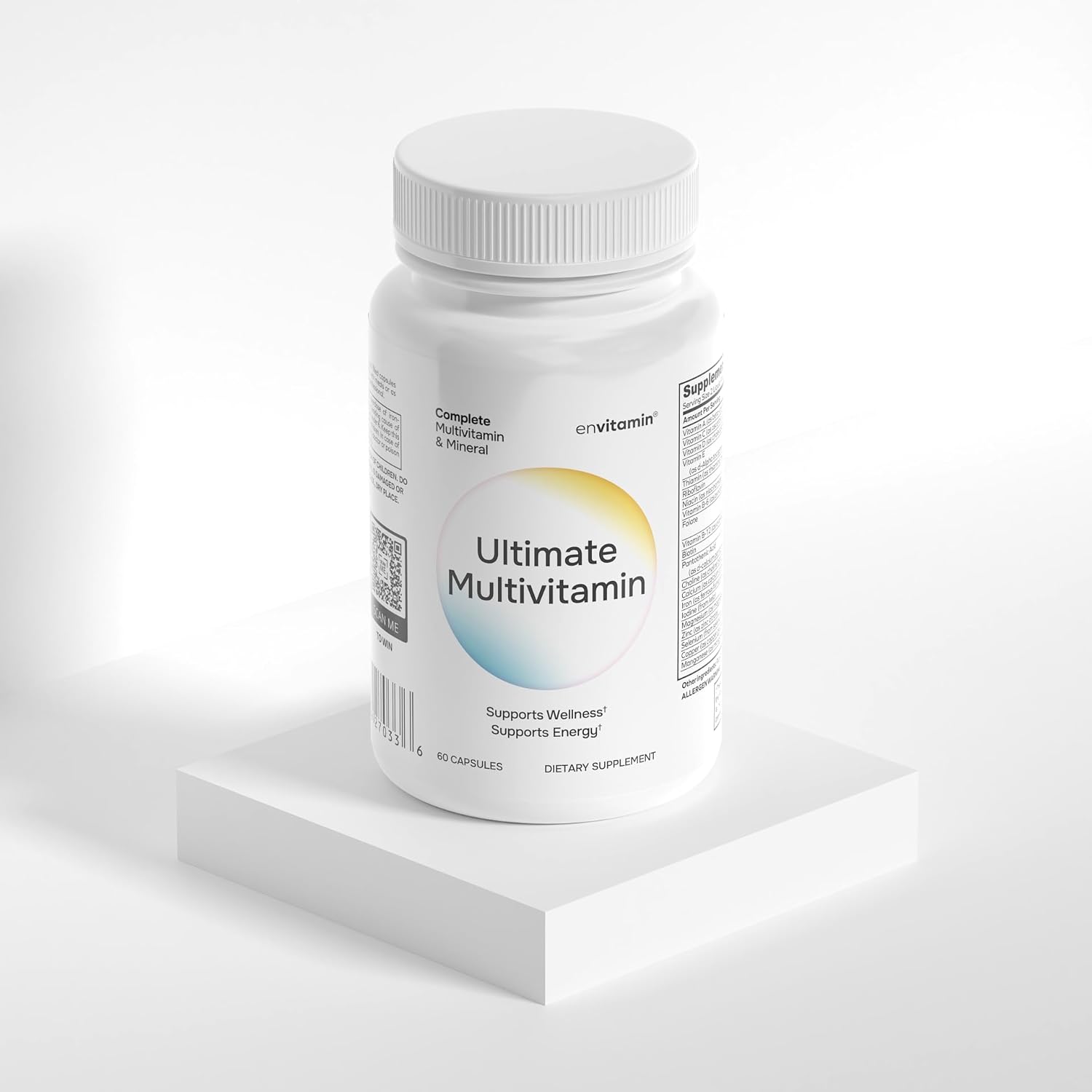 envitamin Ultimate Multivitamin Multimineral with Superfood, 60 Count - Includes 42 Fruit and Vegetable Blend