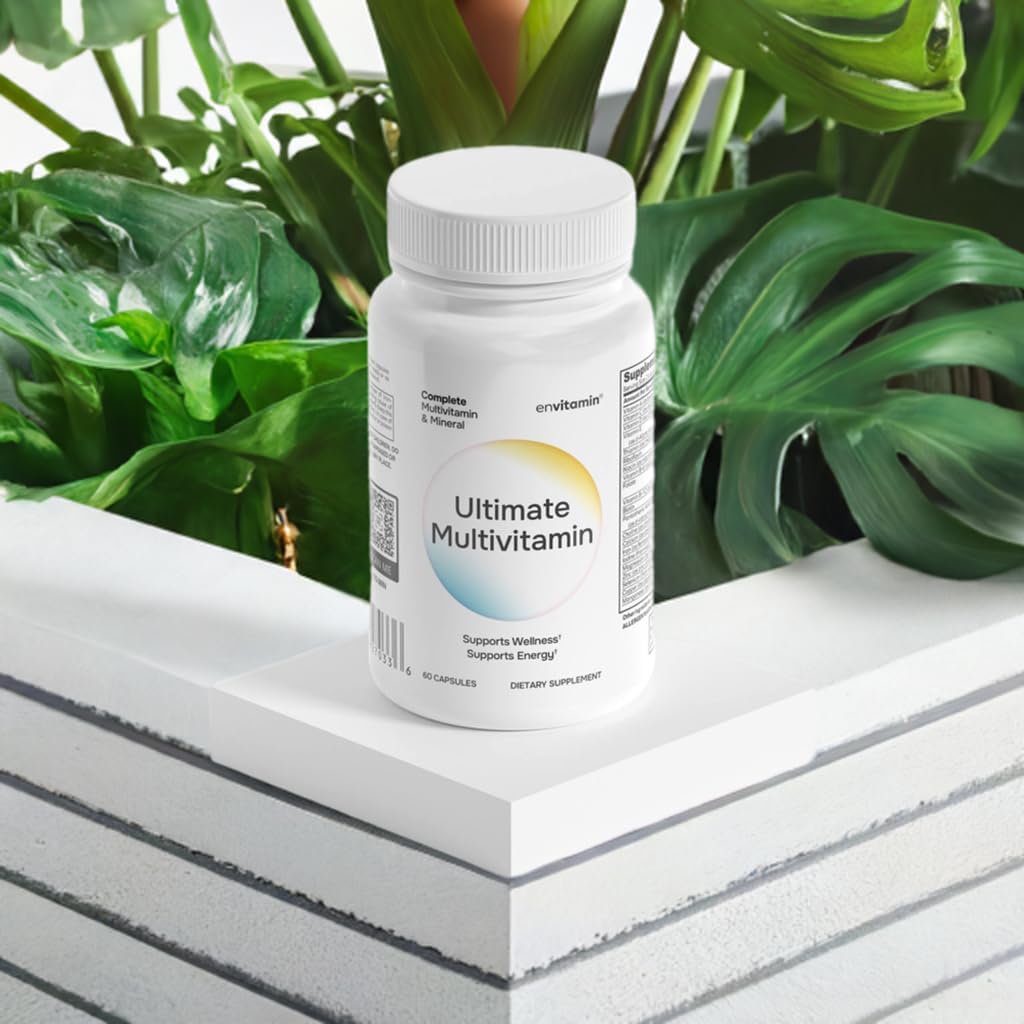 envitamin Ultimate Multivitamin Multimineral with Superfood, 60 Count - Includes 42 Fruit and Vegetable Blend