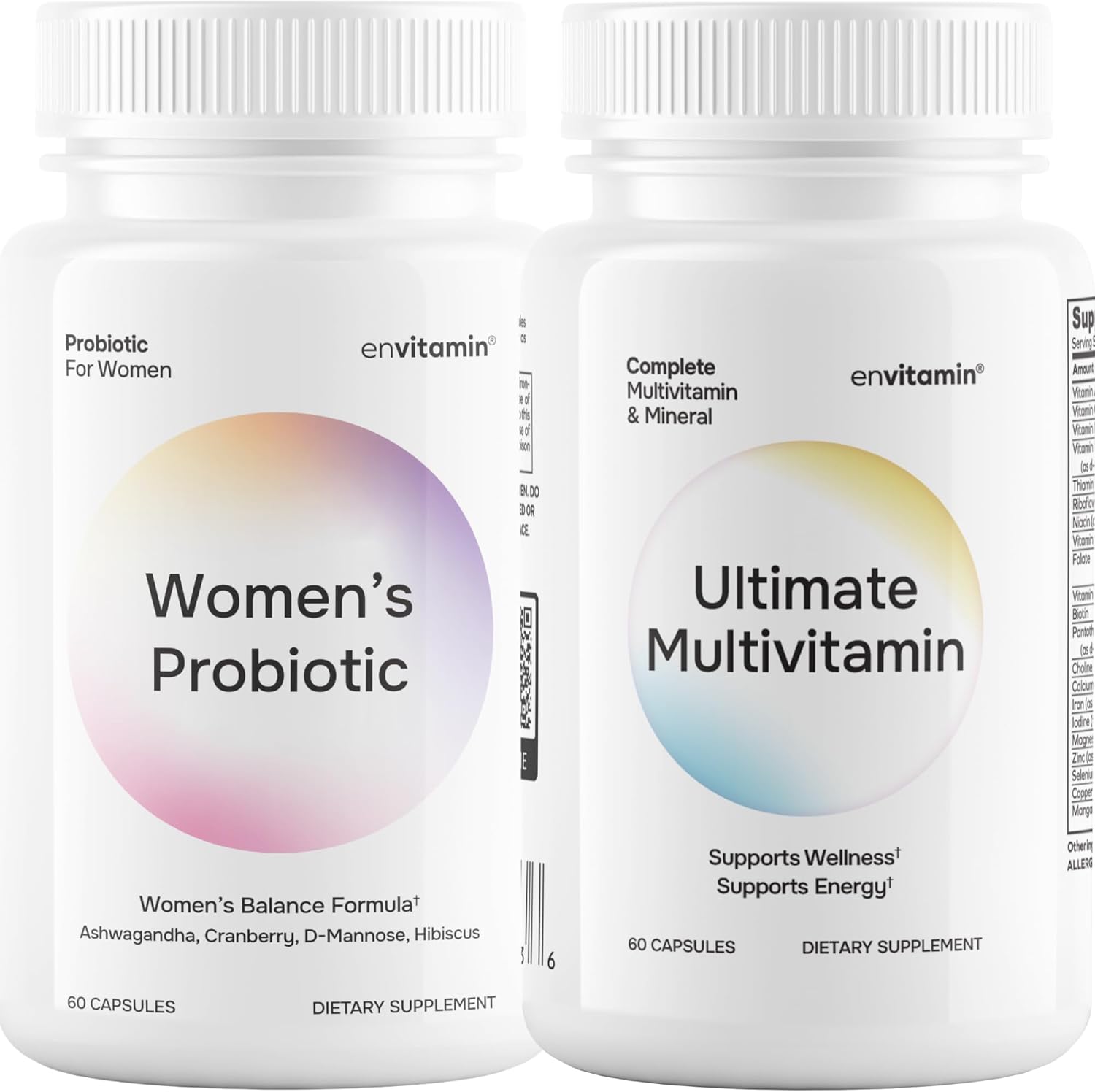 envitamin Women's Probiotic and Multivitamin Combo - Ultimate Wellness Support