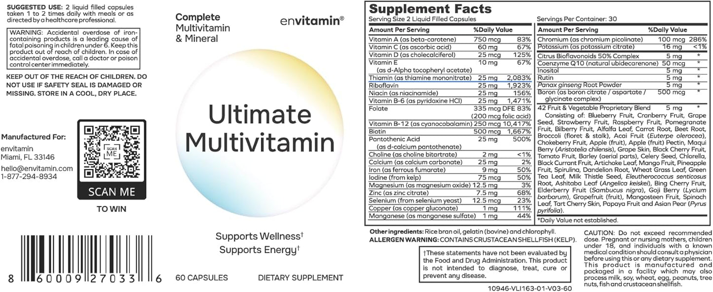 envitamin Women's Probiotic and Multivitamin Combo - Ultimate Wellness Support