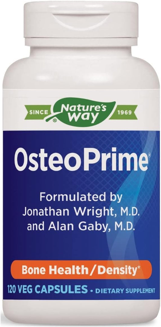 Enzymatic Therapy OsteoPrime 120 Vegetarian Capsules for Bone Health Support