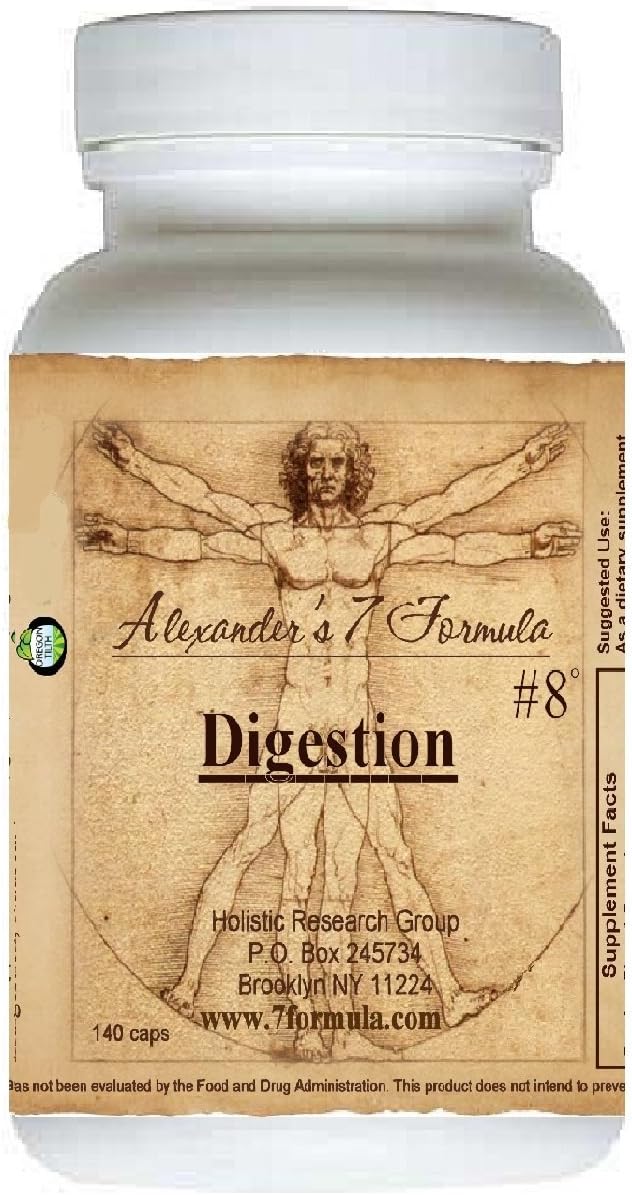 Enzyme-Rich Formula for Digestion & Stomach Health: Combat Indigestion, Dyspepsia, Gases, Colic, and Heartburn - 30-Day Supply