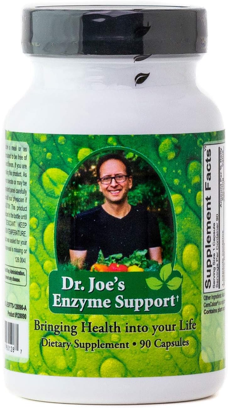 Enzyme Support Supplement by Dr. Joe - Digestive Health Aid for Better Wellness