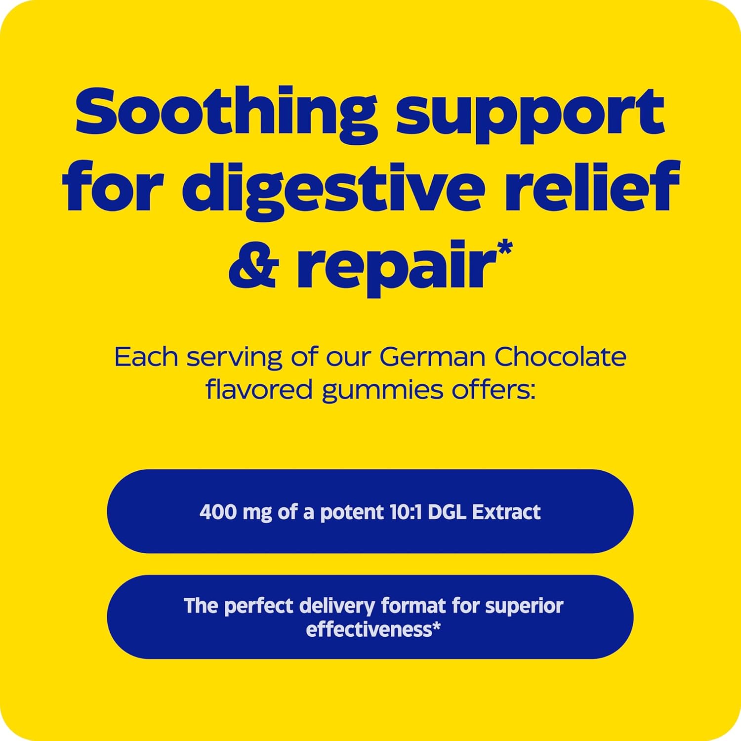 Enzymedica Chocolate DGL Gummies for Digestive Support - 74 Count