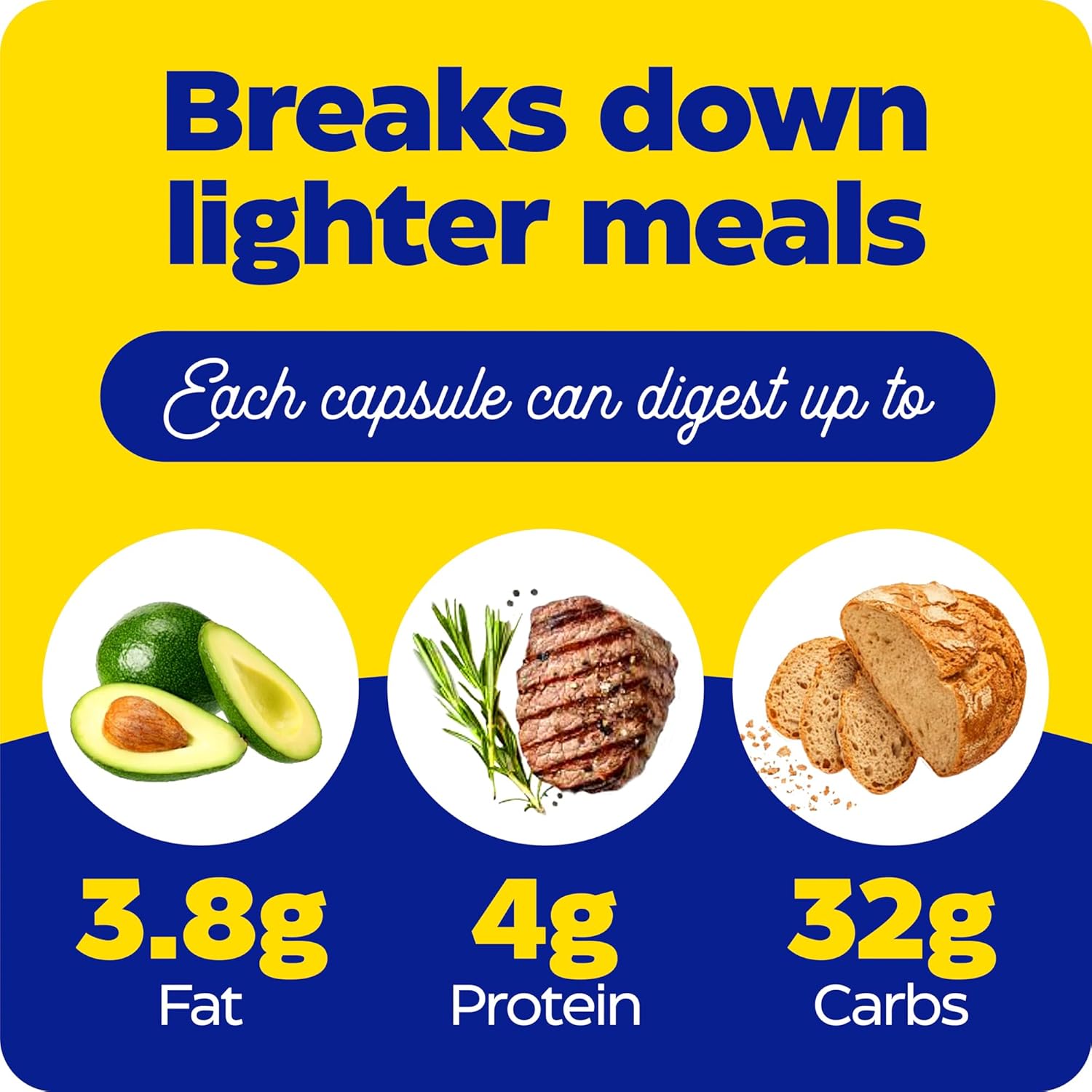 Enzymedica Digest Basic Plus Probiotics 90 Count - Gentle Digestive Enzymes with 400 Million CFU Active Cultures