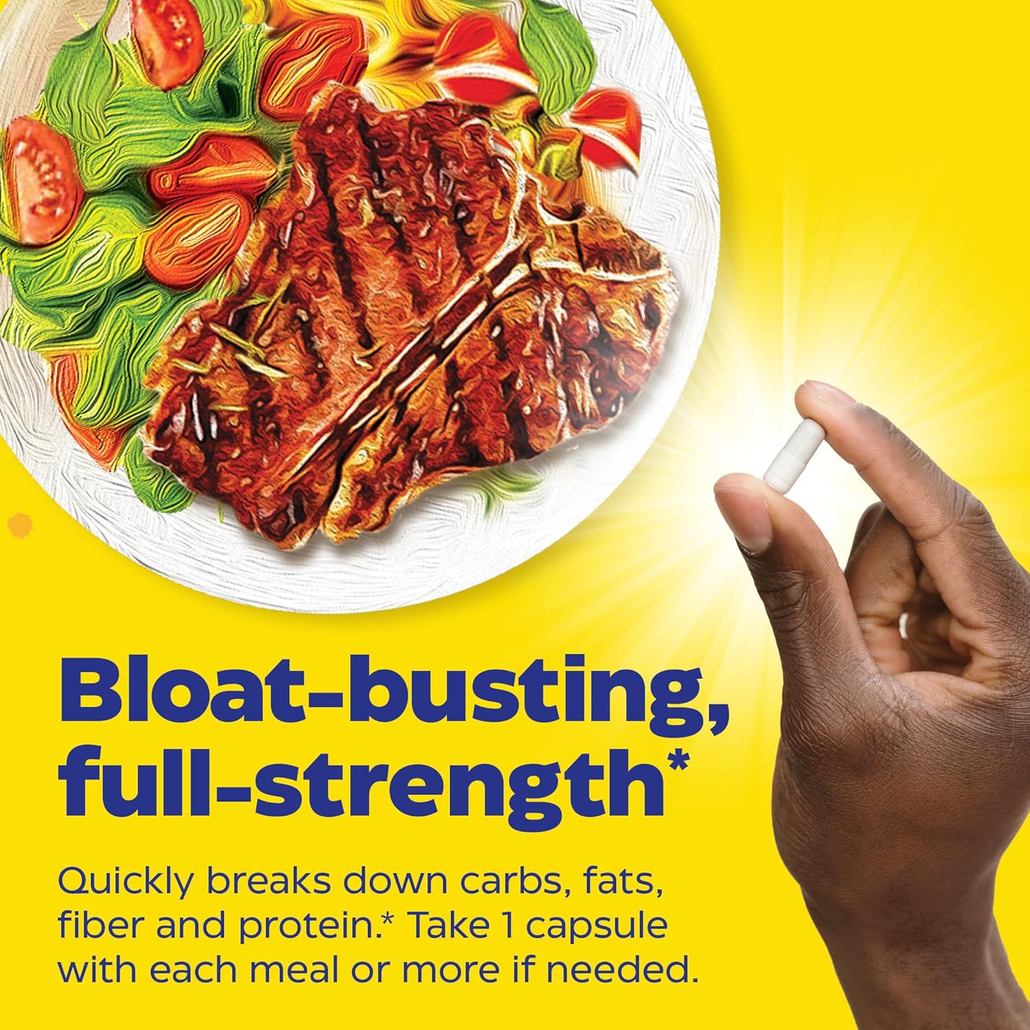 Enzymedica Digest Gold + ATPro 90 Capsules | Maximum Strength Digestive Enzymes for Bloating & Gas Relief, Natural Digestion Support with Amylase, Protease, Lipase, & Lactase