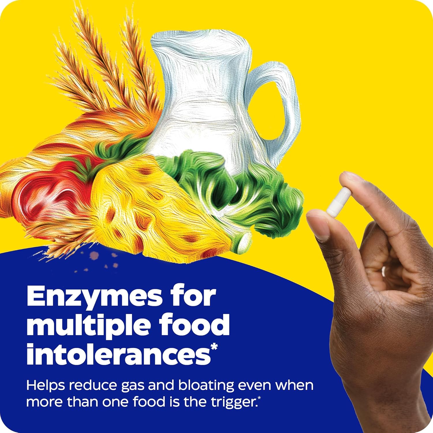 Enzymedica Digest Spectrum: Fast-Acting Relief for Multiple Food Intolerances, 90 Count