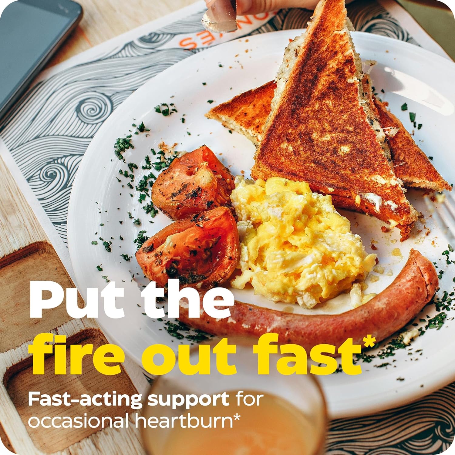 Enzymedica Heartburn Soothe Chews - Vanilla Orange, Digestive Aid for Fast Relief (90 Chews)