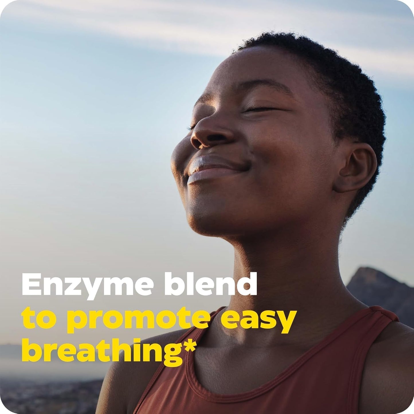 Enzymedica MucoStop 48 Count Natural Enzyme Supplement for Congestion Relief and Easy Breathing