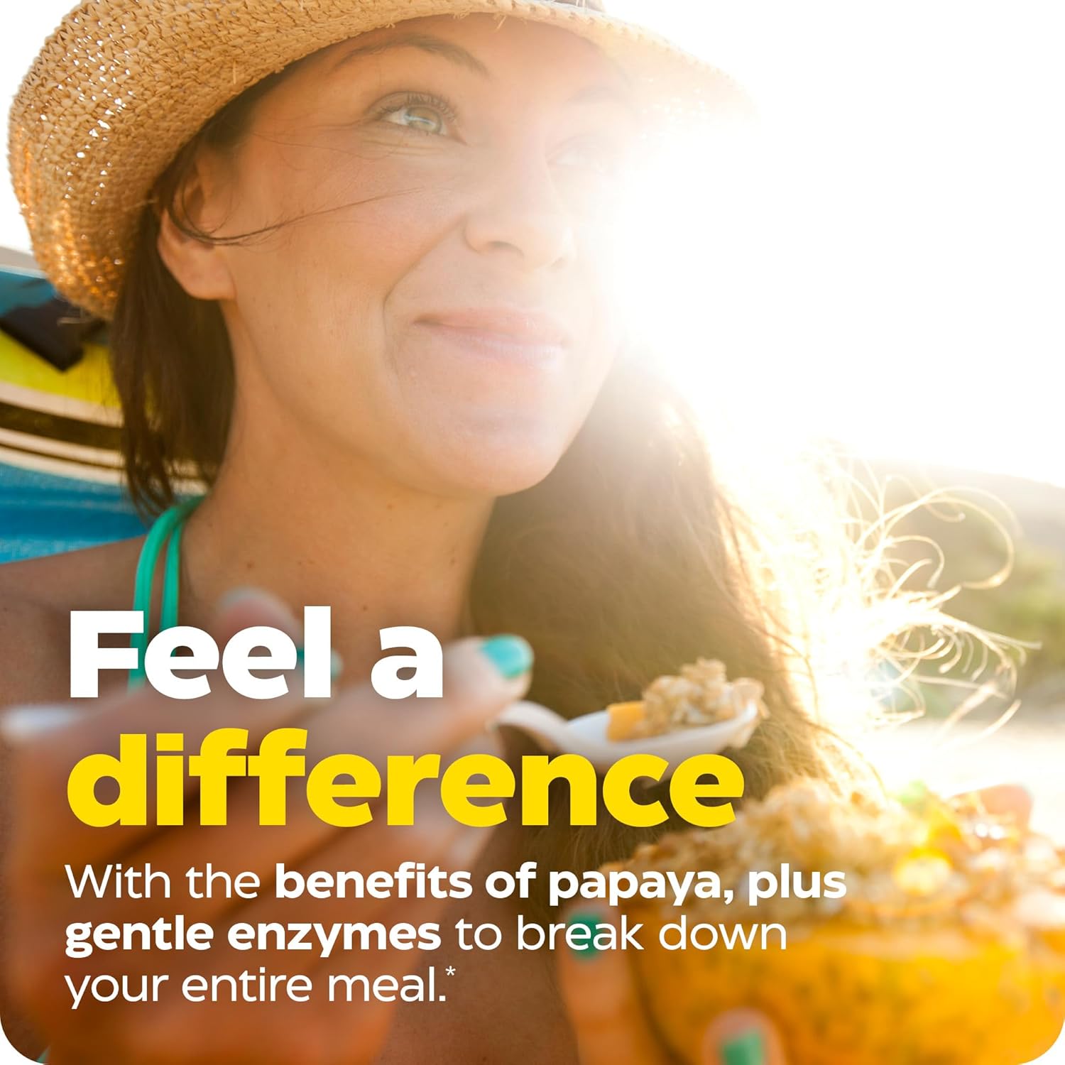 Enzymedica Papaya Complete Chewable Tablets, Vegan Digestive Enzymes with Papaya Juice, Chlorophyll, and Bromelain for Meal Absorption, 120 Mint Flavored Tabs