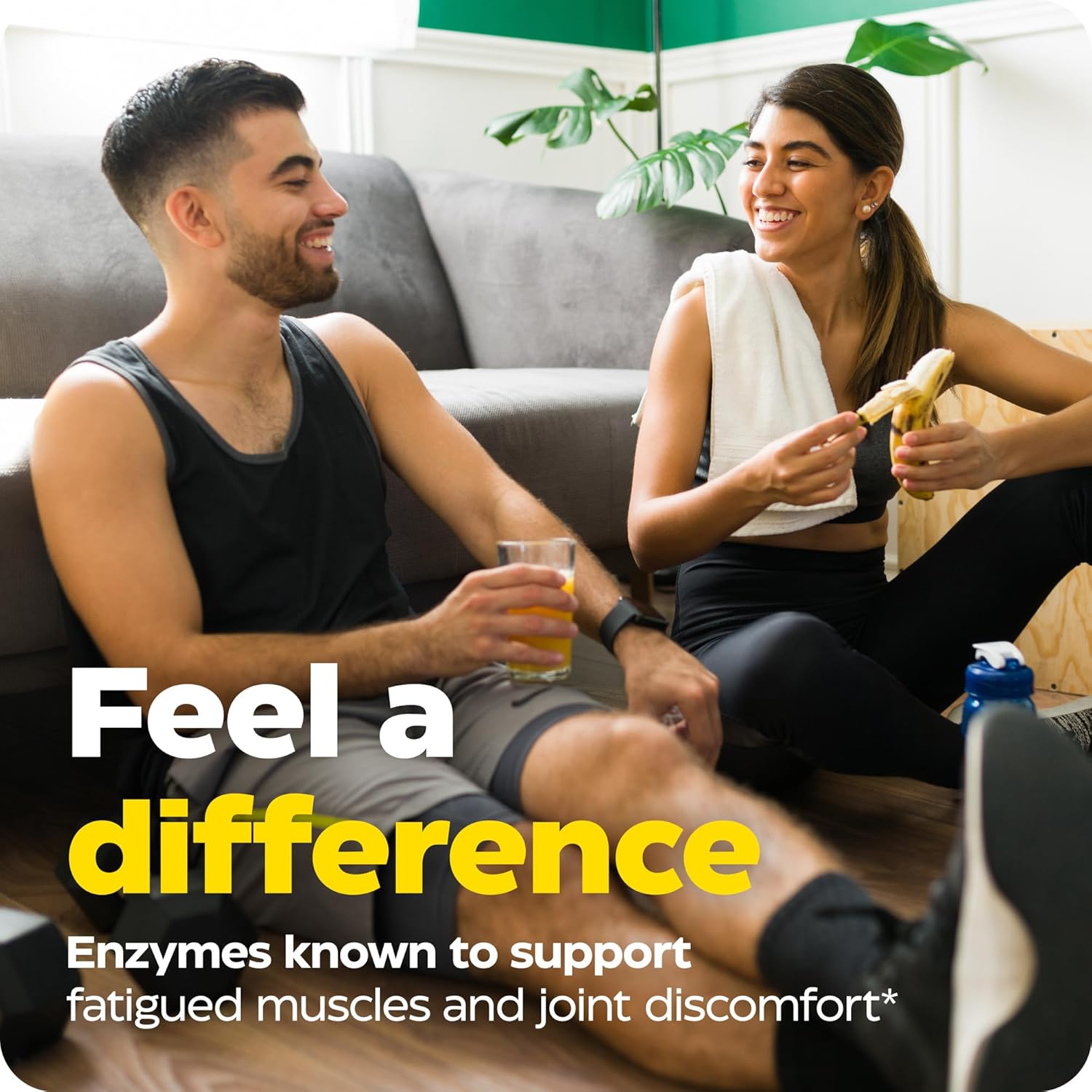 Enzymedica Repair Gold Natural Supplement for Recovery, Joint and Muscle Discomfort Relief - 120 Count