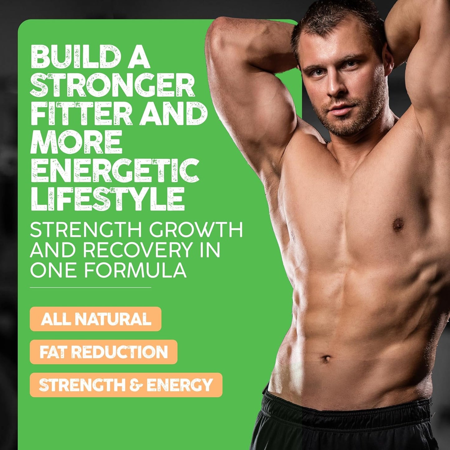Epi 2.0 Muscle Mass Gainer & Strength Booster with Epicatechin, Quercetin, and Piperine - Joint Support - 120 Capsules