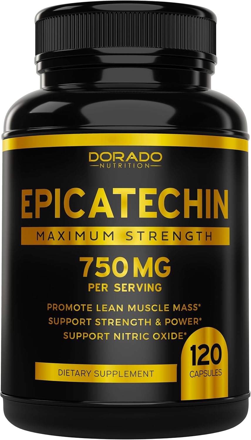Epicatechin Extract 750mg and Arachidonic Acid 1500mg Supplements - 120 Capsules & 150 Capsules