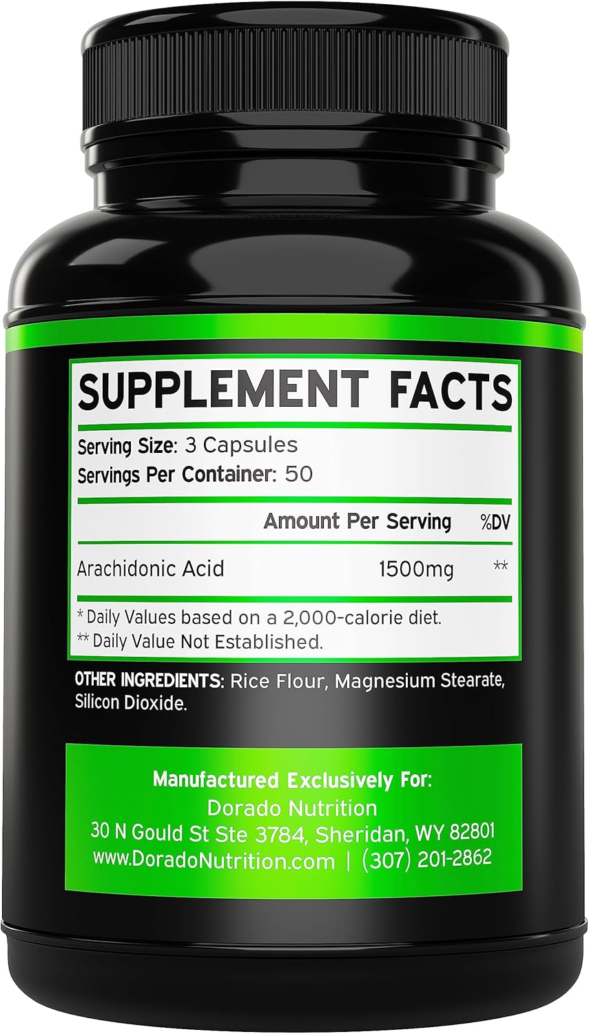Epicatechin Extract 750mg and Arachidonic Acid 1500mg Supplements - 120 Capsules & 150 Capsules
