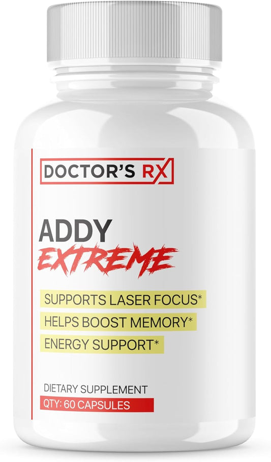 EPN Supplements ADDY Extreme | Top Adderall Alternative for Focus & Energy | 38 Ingredients | 3rd Party Tested | Made in USA - 60 Pills