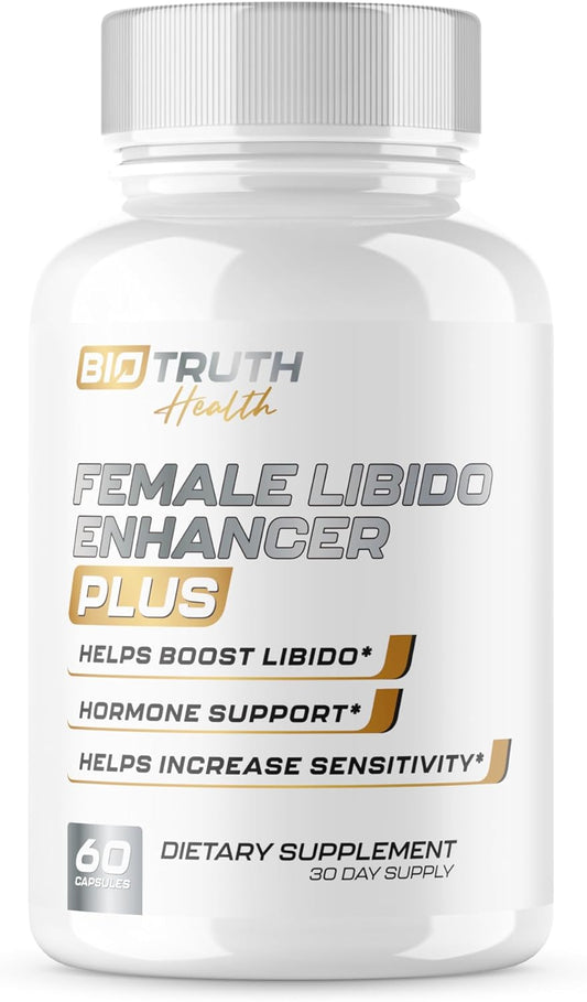 EPN Supplements BioTruth Health Women's Libido Booster | Maximum Strength Aphrodisiac | Boost Desire, Energy, Blood Flow | Maca Root, Longjack + 12 Ingredients | 3rd Party Tested - 60 Capsules