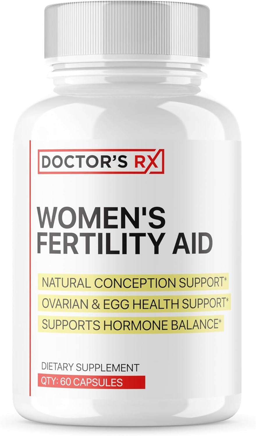 EPN Supplements Doctor's RX | Best Female Fertility Prenatal Supplement for Conception, Egg Health, & Hormone Balance | Ultra Dosed + 14 Ingredients | 3rd Party Tested - 60 Capsules