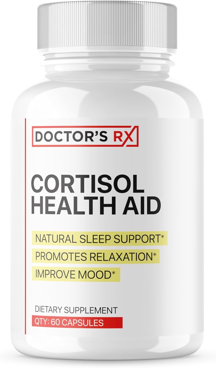 EPN Supplements Doctor's RX || Top-Rated Cortisol Health Supplement || Enhance Mood, Relaxation, Promote Rest | Potent Formula with 27 Ingredients | Third-Party Tested, Vegan, Made in USA - 60 Capsules