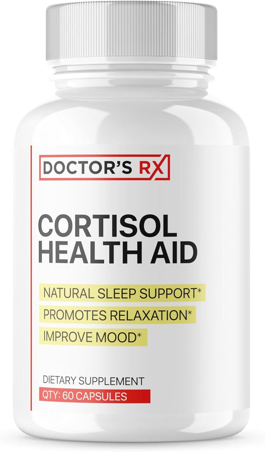 EPN Supplements Doctor's RX || Top-Rated Cortisol Health Supplement || Enhance Mood, Relaxation, Promote Rest | Potent Formula with 27 Ingredients | Third-Party Tested, Vegan, Made in USA - 60 Capsules